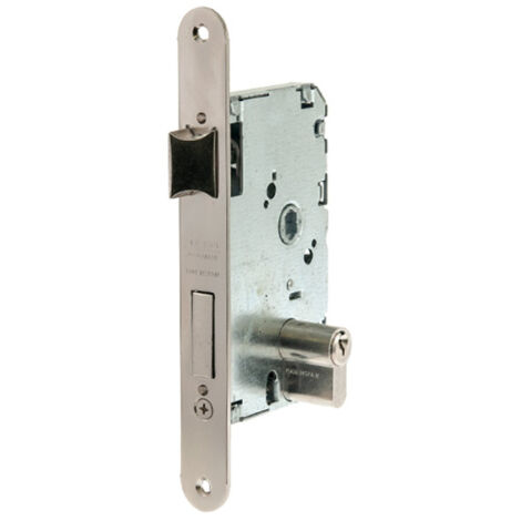 Tesa Assa Abloy – Cylindre de serrure Europrofil TE-5 60mm – 3 clés en acier nickelé – Entraxe 47mm – Pour portes en bois – Reversible - 2010-p-hn