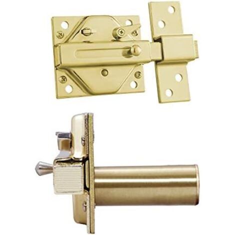 IFAM CS88L M50 Pêne dormant finition laiton cylindre 50 mm avec 5 clés de sécurité (1/4)