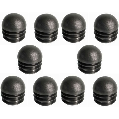 Cyclingcolors – Lot de 10 embouts de tube ronds 30mm en plastique – Capuchons à ailettes pour meubles et chaises – Protection contre rayures
