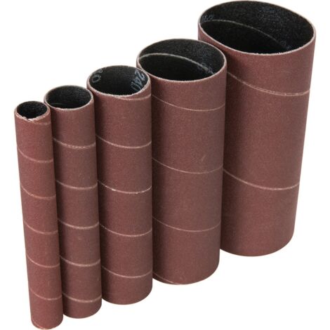 Manchon abrasif de ponceuse 13/19/26/38/51 mm – Grain 240 pour bois, plastique, métal – Compatible ponceuse Triton TSPST450 - Tspss240g5pk