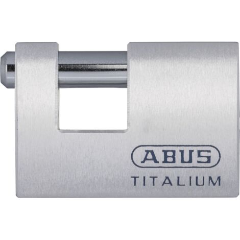 Abus – Cadenas monobloc haute sécurité 70mm – Anse en acier cémenté – Résistant à l'eau – Pour intérieur et extérieur