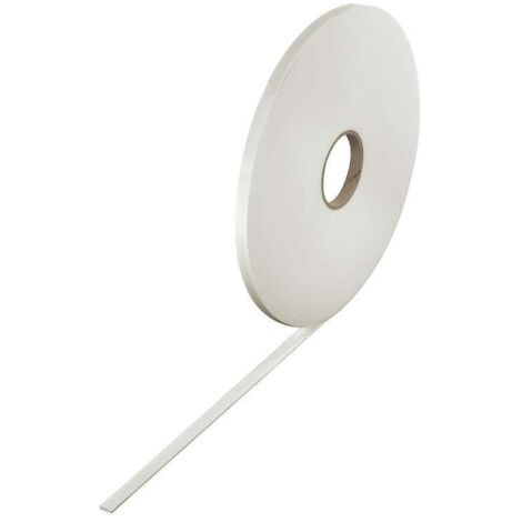 Cyclingcolors – Bande d'étanchéité adhésive en polypropylène blanc 9mm x 2mm x 20m – Pour fenêtres et portes – Étanchéité efficace contre l'air et l'eau