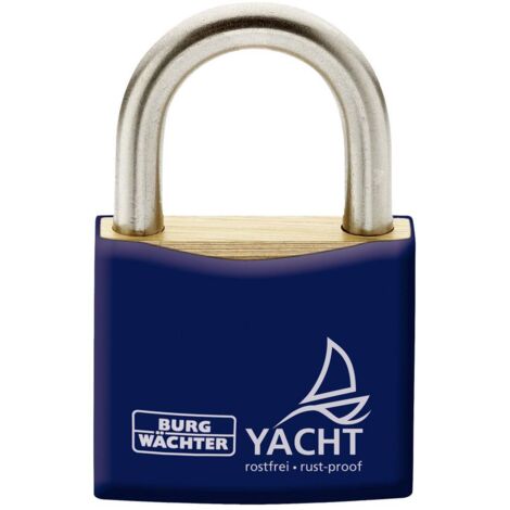 Burg Wächter 35481 Cadenas 50.00 mm fermeture différente bleu avec serrure à clé C308032