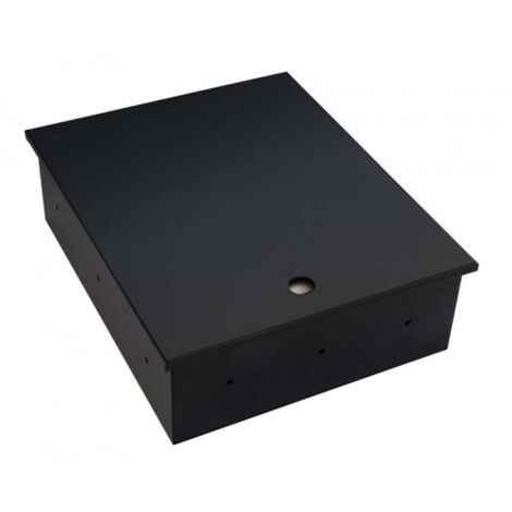 Arregui – Caisson d'installation de coffre-fort 20000S7C – Dimensions 12,5 x 31,5 x 38,6 cm – Acier 1mm – Points d'ancrage pour fixation au sol (1/4)