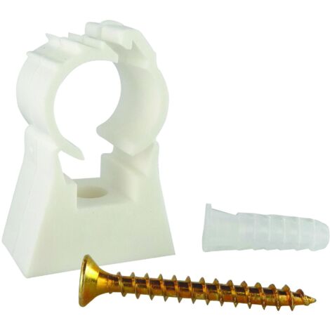 Clip simple de fixation de tube 16 (x10)