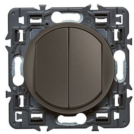 Legrand 099532 Double poussoir Céliane - 6A -finition graphite