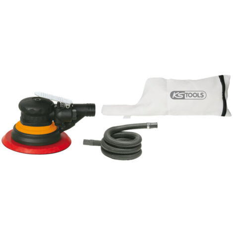 Ks Tools – Meuleuse excentrée pneumatique 240W – Aspiration intégrée – Pour ponçage bois dur – Vitesse 10 000 tr/min – Poids 1,5 kg (1/5)