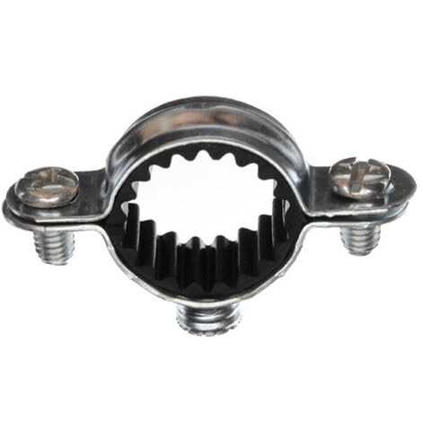 RAM – Lot de 50 colliers de fixation isophoniques en acier zingué – Réduction bruit 15 dB – Embase taraudée M 7x150 – Ø 26