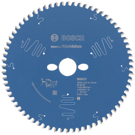 Bosch Lame de scie circulaire Expert for Aluminium pour scies de table 225 x 30 x 2,6 mm 68 - 2608644118