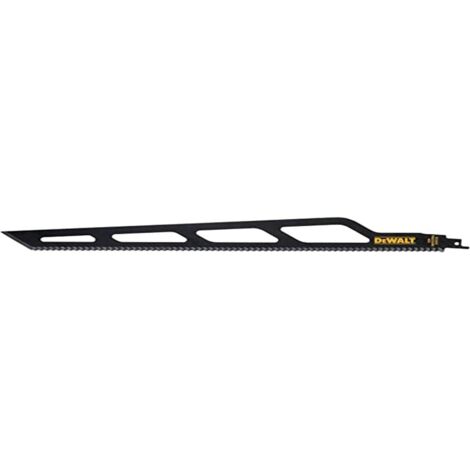 Dewalt – Lame de scie sabre 400 mm DT2452 – HCS pour matériaux isolants – Coupe nette sans éclat – Compatible scies sans fil - DT2452-QZ