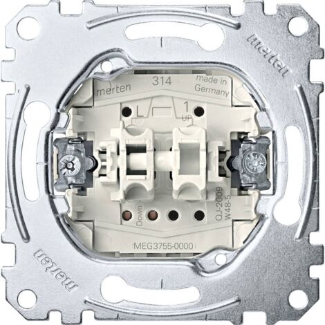 Bouton-poussoir pour volet roulant Merten Insert MEG3755-0000 C862201