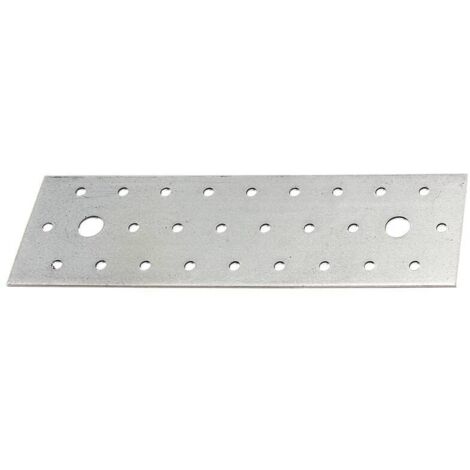 Plaque perforée GAH, galvanisée, 200x60x2, GP12pcs. - 339074 (1/3)