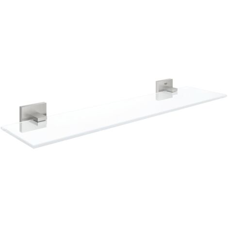 Grohe QuickFix Start Cube - Étagère, longueur 53 cm, verre/supersteel 41109DC0