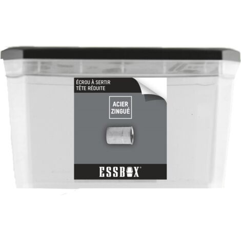 Ecrou cranté ESSBOX SCELL-IT Tête réduite - ØM8 mm - Boite de 300 - EX-9460710830 (1/2)