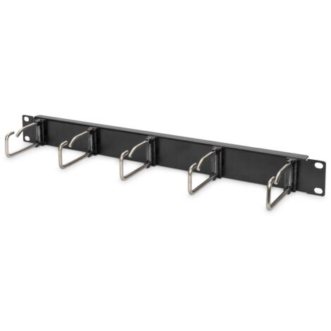 DIGITUS Kabelrangierpanel mit Stahlbügeln 19`-Schränke, 1HE (1/3)