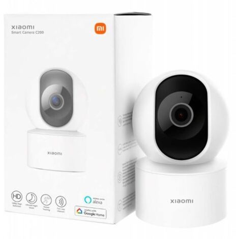 Xiaomi – Caméra de surveillance intérieure/extérieure 1080p – Vision nocturne infrarouge – Rotation 360° – Alimentation filaire – Compatible Alexa et Google Assistant (1/10)