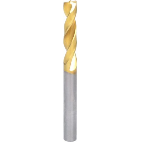 Kstools – Foret à métaux HSSE-TIN Ø 6mm – Longueur 70mm – Pour perçage précis de PVC, cuivre, aluminium, acier – Direction de coupe à droite (1/10)