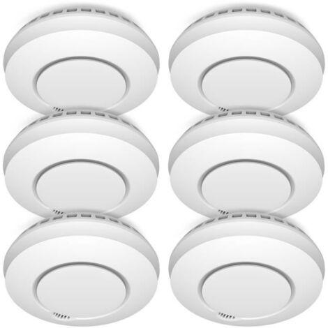 Détecteur de fumée sans fil ELRO Connects FZ5002R avec capteur de chaleur - 6 Pièces (1/4)