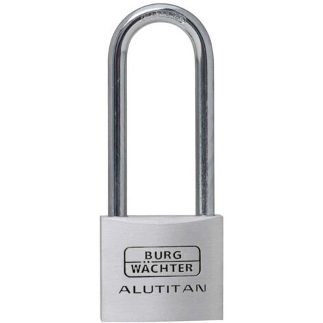 Burg Wächter 36081 Cadenas 40.00 mm fermeture différente aluminium avec serrure à clé (1/4)