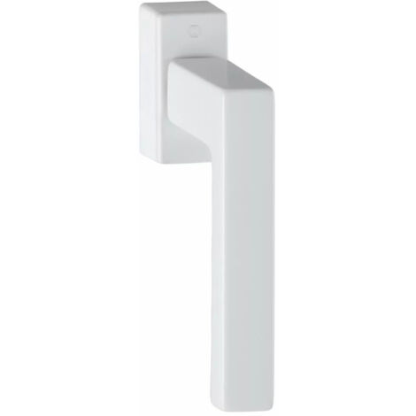 Poignée de fenêtre OB Secustik® ”Ligne Toulon” - HOPPE AG - Blanc 9016 - Tige de dépassement 32 à 42 mm