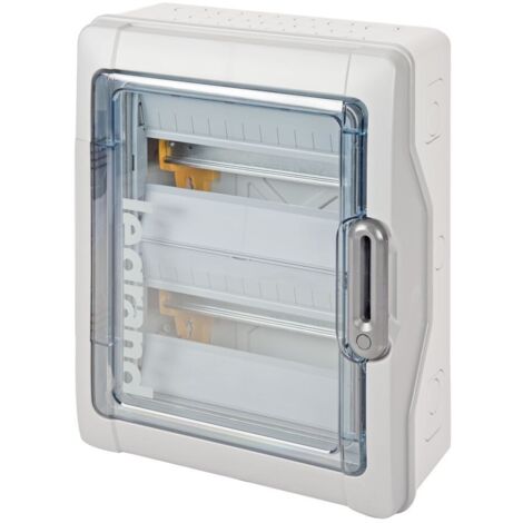 Legrand – Coffret électrique nu encastré IP65 IK09 – 24 modules – Dimensions 432 x 340 x 161 mm – Montage apparent – Entrées câbles flexibles (1/2)
