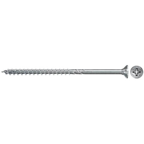 300 Vis VBA tête fraisée Power-Fast PZ2 Ø3,5 x 50 mm filetage partiel - Fischer
