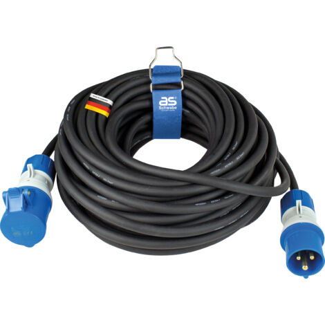 CEE Verlängerung Spannungsanzeige 230V 16A 25m H07RN-F 3G2,5 IP44