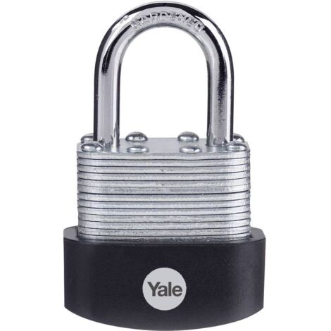 Cadenas acier laminé YALE - 40 mm - 3 clés - 24311000 (1/4)