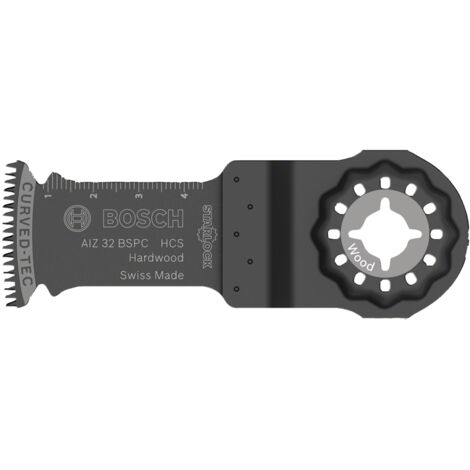 Bosch – Lame de scie plongeante HCS AIZ 32 mm pour bois dur – Denture japonaise pour coupes nettes – Compatible Starlock – 50 mm de profondeur (1/10)