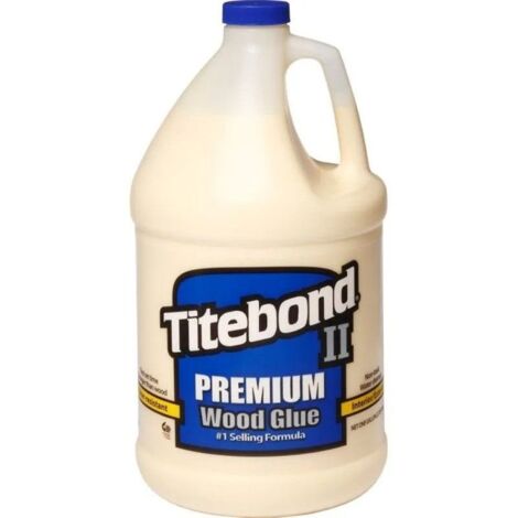 Colle à bois Pro PREMIUM II 3.785 L – Résistance à l'eau ANSI type II – Forte adhérence initiale – Pour menuiserie extérieure – Titebond