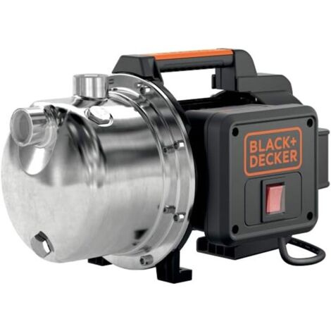 Pompe d'arrosage auto-amorçante eaux claires 1100W 4.5 bar 230V Moteur induction BLACK & DECKER (1/5)