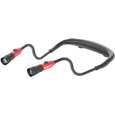 KS Tools - Lampe tour de cou - Lampe led puissante - Tour de cou rechargeable 400 lumens - 550.1310F