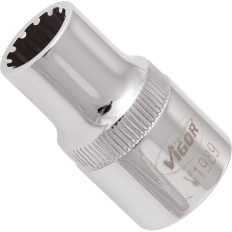 Douille ∙ V1989 ∙ Carré creux 1/2 pouce (12,5 mm) ∙ Profil de multifonction ∙ Taille 11 mm (1/3)