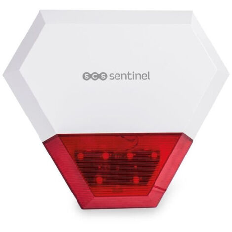 SCS Sentinel - Sirène extérieure filaire additionnelle, KITALARM (1/6)