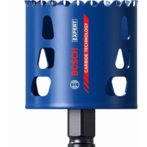 Bosch – Scie trépan carbure multi matériaux Ø68 mm – Pour bois, métal, brique et plastique – Longueur 60 mm – 2608900433