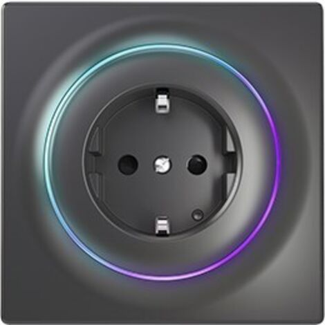Fibaro FGWOF-011-8 prise de courant Type F Noir (1/5)