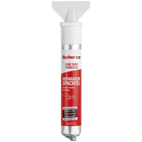 Fischer – Mastic de réparation acrylique-plâtre 70 ml – Pour murs intérieurs et extérieurs – Résistant aux UV – 545948 (1/5)
