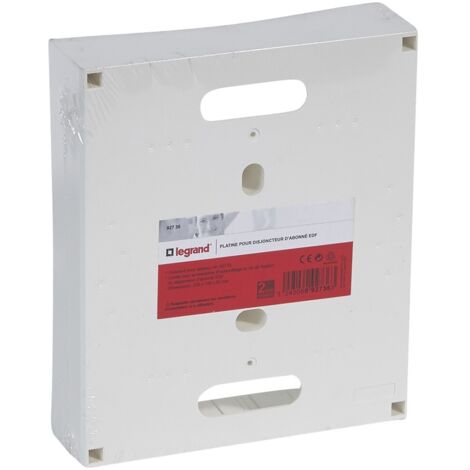 Platine pour disjoncteur d'abonné ERDF 225x 90x53mm LEGRAND 092736