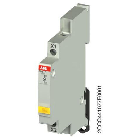 Voyant lumineux 1 LED Jaune 115-250Vac 2CCA703403R0001 ABB 703403 (1/2)