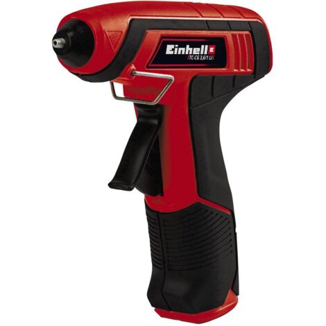 Pistolet à colle chaude sans fil TC-CG 3.6/1 Li rouge/noir, batterie Li-ion 1.5Ah