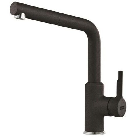Franke – Mitigeur de cuisine avec douchette extractible – Hauteur 29,4 cm – Finition onyx – Rotation 150° – 745369 (1/4)