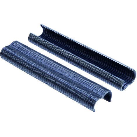 Rapid – Agrafes grillage VR22 1100 pièces – Acier galvanisé plastifié anthracite – Pour grillages 5-11mm de diamètre – Fixation durable - X1100
