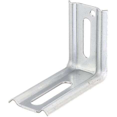 Lot de 50 équerres de fixation 2 pans 50x70x30mm – Acier galvanisé Sendzimir – Angle 90° pour fixation à visser – Alberts