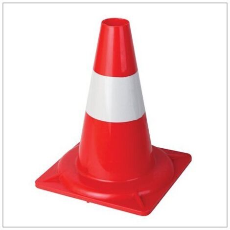 Cône de signalisation hauteur 30 cm