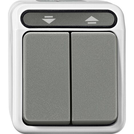 Merten Rollladentaster MEG3755-8029 light grey switch (1/2)