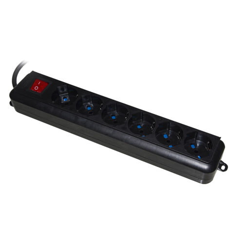 Link Accessori LKMP06N multiprise 1,5 m 6 sortie(s) CA Intérieure Noir (1/2)