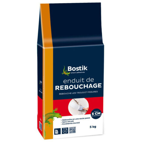 Enduit de rebouchage en poudre - BOSTIK - 5 kg (1/2)