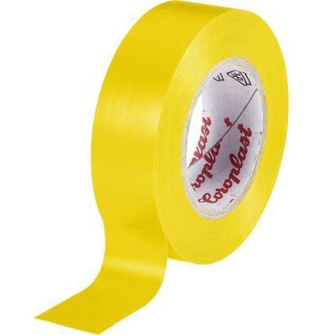 Coroplast 302 Ruban isolant jaune 10m x 15mm PVC (1/2)