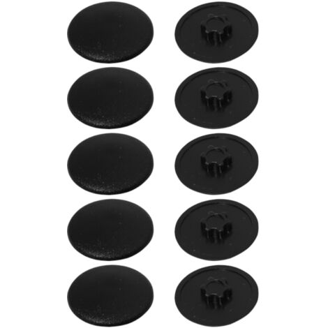 Cyclingcolors – Lot de 10 cache vis plastique Torx T25 15mm noir – Protection contre humidité et poussière – Finition soignée pour applications diverses