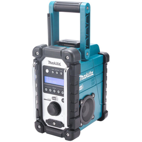 Makita – Radio de chantier DAB+ USB – Alimentation 18V – IP64 pour chantiers humides – DMR110N